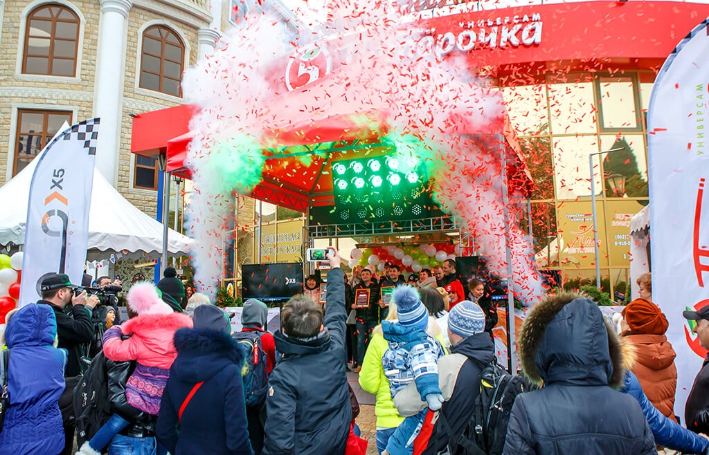 Pyaterochka and customers